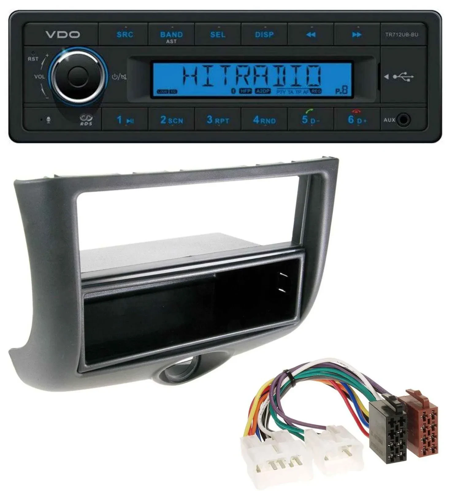 Автомагнитола для Toyota Yaris (1999–2003) VDO Bluetooth USB AUX MP3