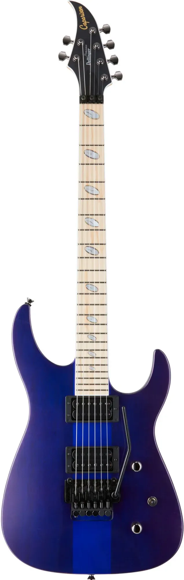 Электрогитара Caparison Dellinger II Prominence MF Transparent Spectrum Blue