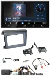 Kenwood Bluetooth 2DIN USB DAB Lenkrad Autoradio für Honda Civic US Modelle 2012