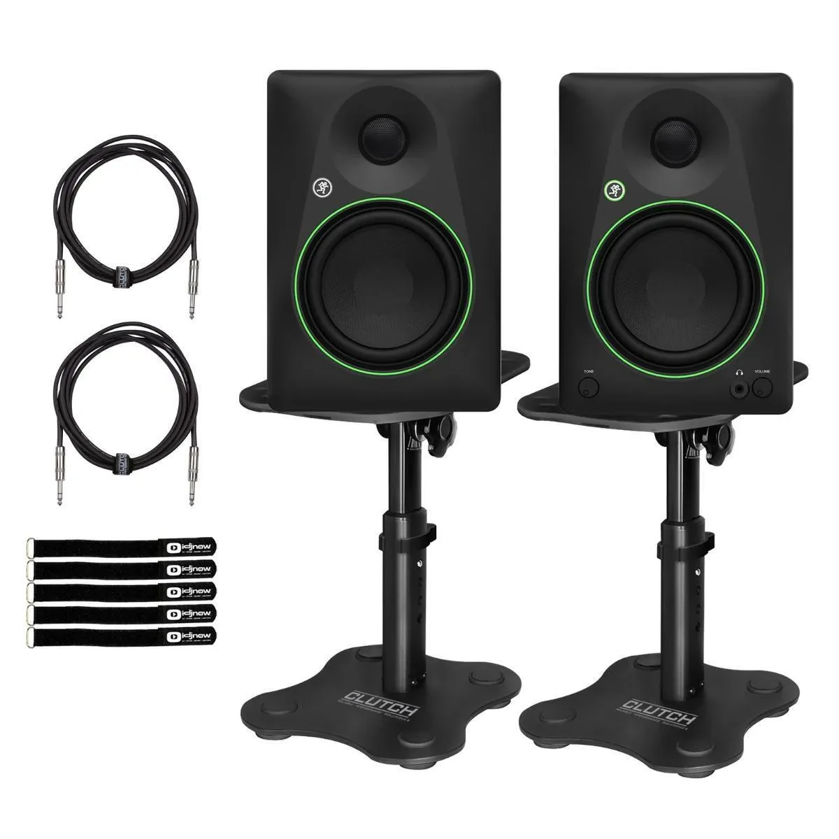 Mackie CR5BT 5.25" Bluetooth Studio Monitor Speakers with Desktop Stands