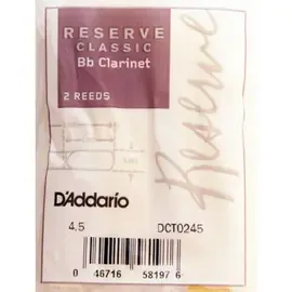 Трость для кларнета Bb Rico Reserve Classic DCT0245