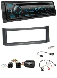 Автомагнитола Kenwood Bluetooth USB CD DAB для Smart ForFour W454 (2004–2006)
