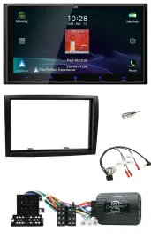 JVC USB Bluetooth 2DIN DAB Lenkrad Autoradio für Citroen Jumper 2008-2011