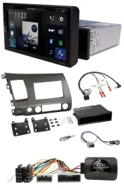 Pioneer DAB Lenkrad Bluetooth USB Autoradio für Honda Civic Hybrid 2006-2010 ant