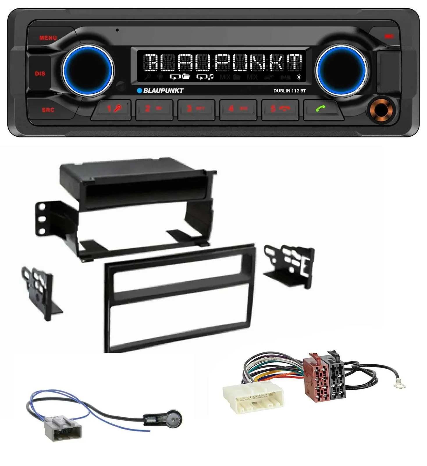 Blaupunkt MP3 Bluetooth USB AUX Autoradio für Nissan Tiida Versa C11 2007-2011