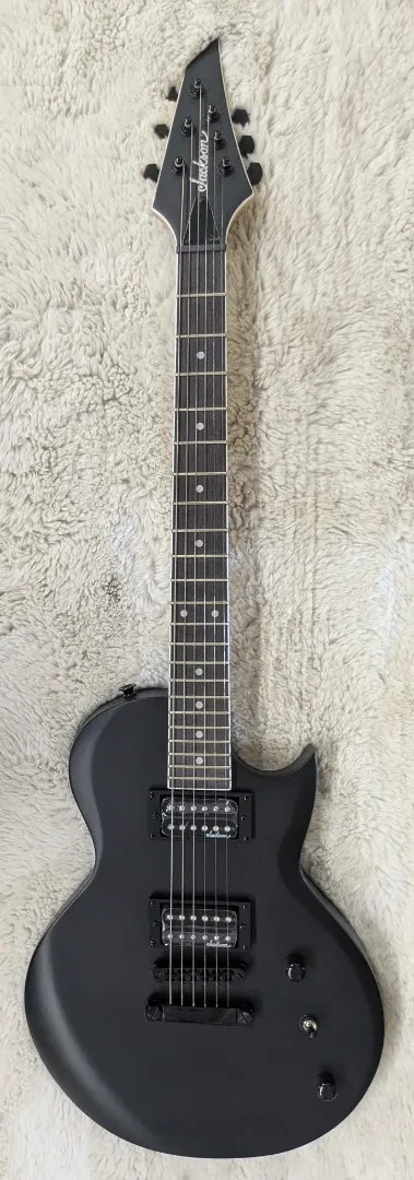 Jackson JS Solid Body SC JS22 Monarkh Electric Guitar Satin Black Cutaway