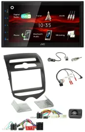 JVC USB Bluetooth Lenkrad DAB 2DIN Autoradio für Hyundai ix20 ab 2010 man. Klima
