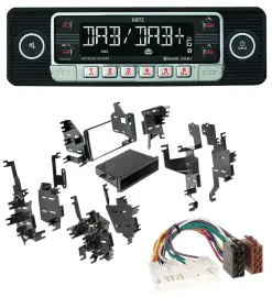 Dietz USB DAB MP3 Bluetooth Autoradio für Toyota Highlander MR2 Sequoia Yaris