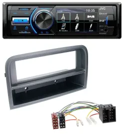 Автомагнитола для Fiat Croma (с 2005) JVC Bluetooth MP3 USB DAB