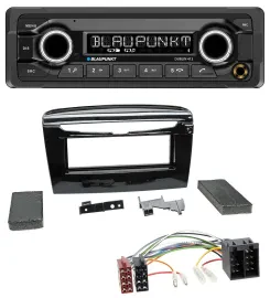 Автомагнитола для Lancia Y (с 2012) Blaupunkt MP3, Bluetooth, USB, AUX, черный глянцевый