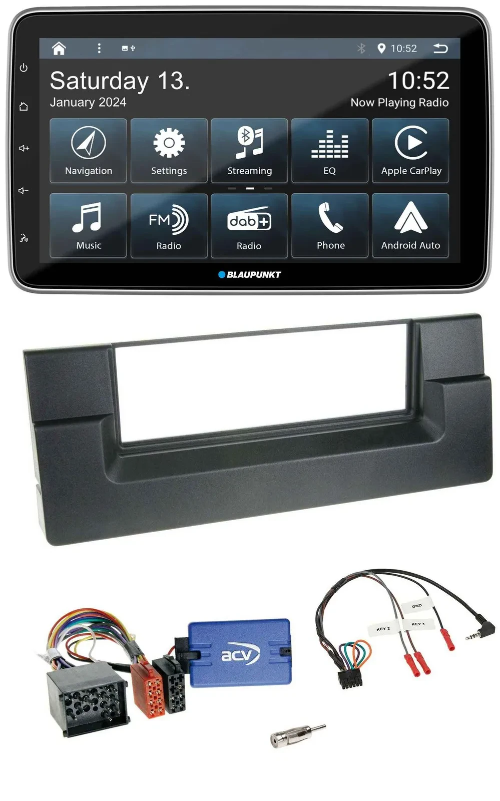Blaupunkt USB DAB SD Lenkrad Bluetooth Autoradio für BMW 5er E39 1996-2001
