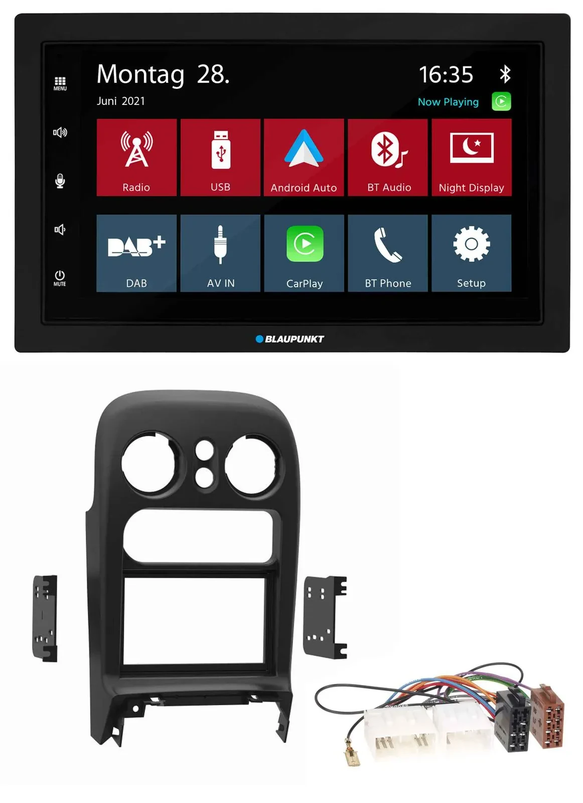 Blaupunkt MP3 Bluetooth DAB 2DIN USB Autoradio für Mazda MX-5 (1994-1997)