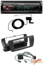 Pioneer Bluetooth DAB USB MP3 Autoradio für Seat Ibiza 6J ab 08 nitschwarz AN1