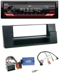 JVC Bluetooth USB DAB Lenkrad Autoradio für BMW 5er Ablage Rundpin