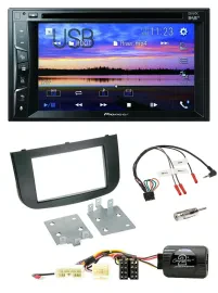 Pioneer Bluetooth 2DIN USB DVD DAB Lenkrad Autoradio für Mitsubishi Colt 2008-20