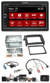 Blaupunkt Bluetooth DAB 2DIN USB DVD Lenkrad Autoradio für Mercedes A- B-Klasse