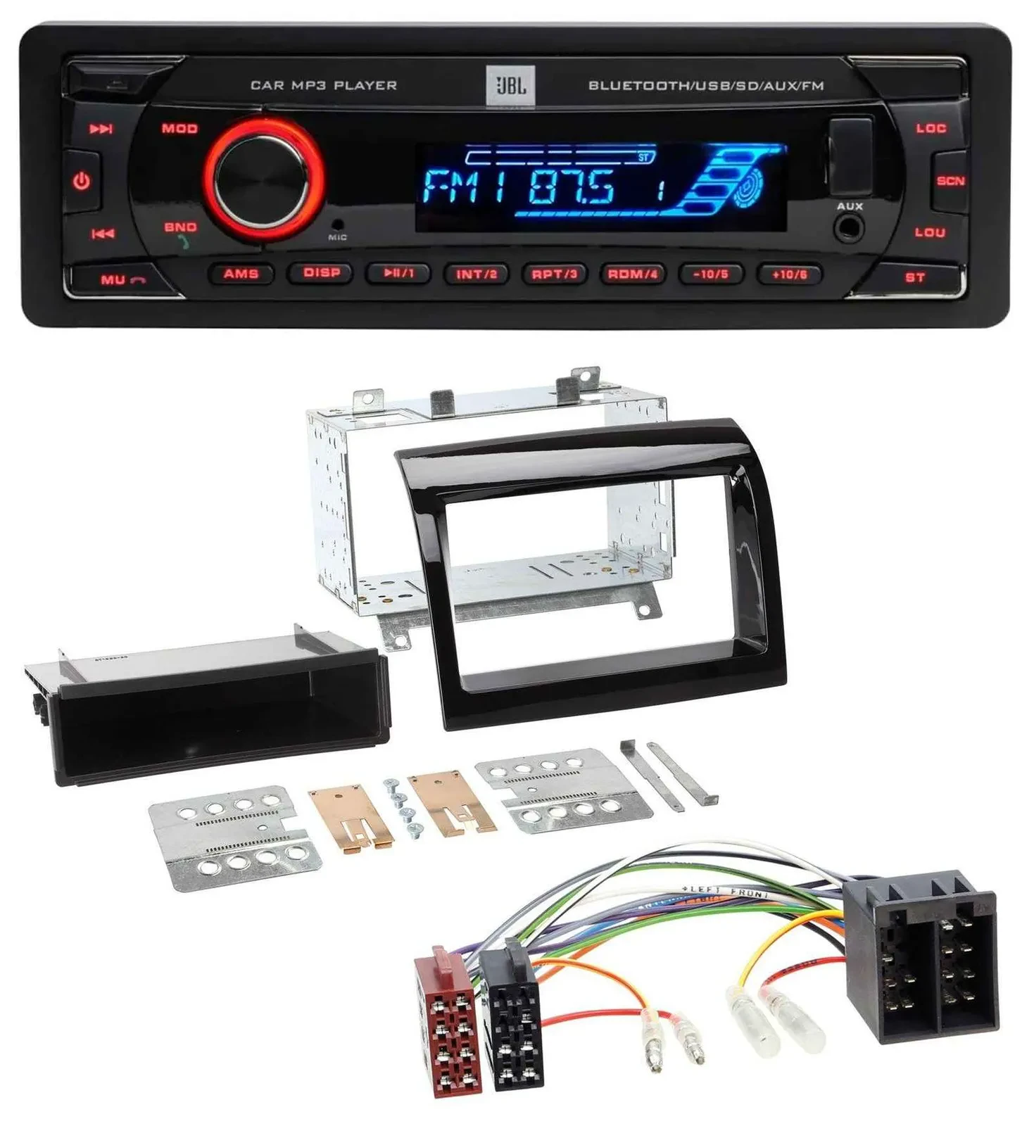 JBL AUX MP3 USB Bluetooth SD Autoradio für Peugeot Boxer Citroen Jumper Fiat Duc