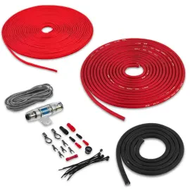 Belva BPK8 8 AWG Gauge Car Amplifier Power Wiring Install Kit w/ Speaker Cable