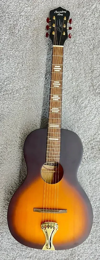 Акустическая гитара Recording King RPS-JTE-T Justin Townes Earle Single O Satin Tobacco Sunburst