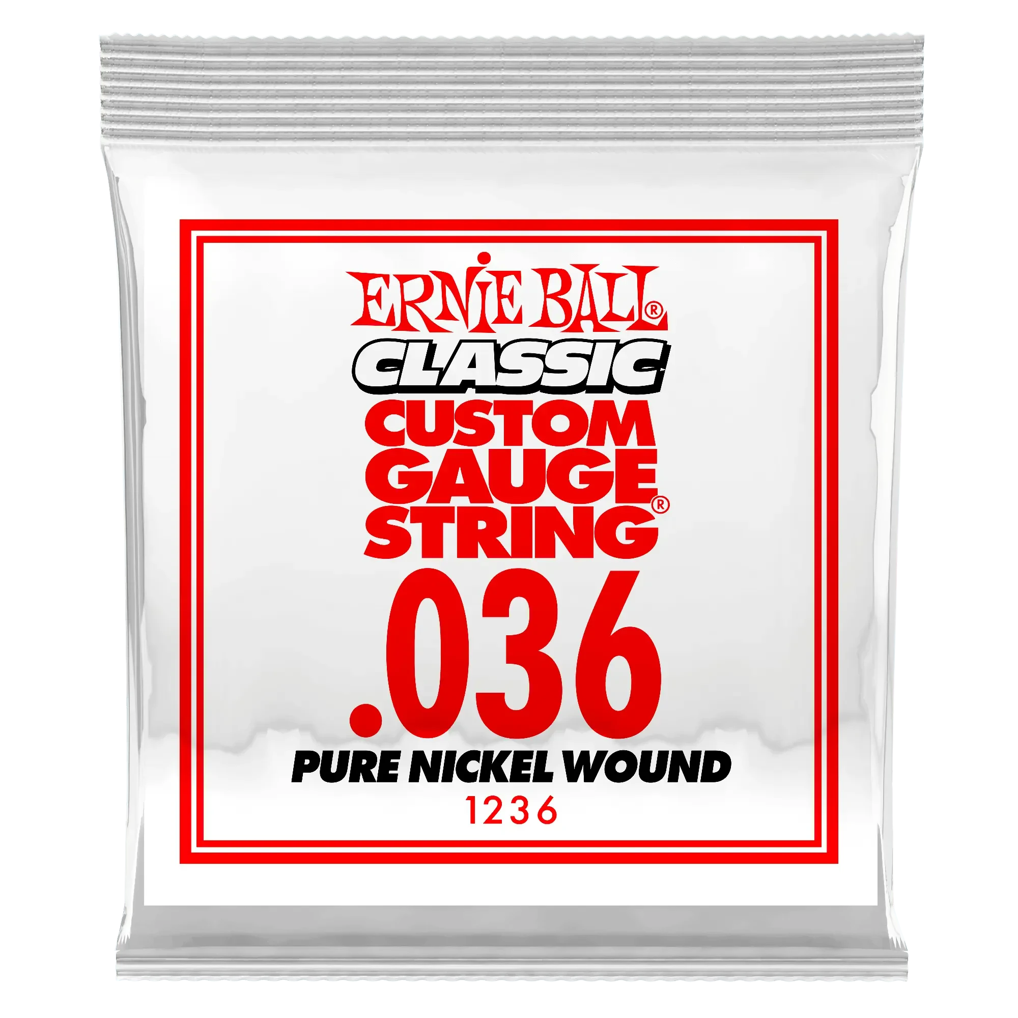 Струна для электрогитары Ernie Ball P01236, никель, калибр 36