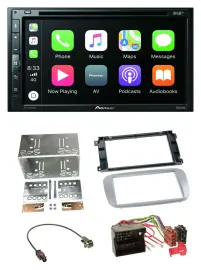 Pioneer DVD 2DIN MP3 DAB Bluetooth USB Autoradio für Ford Galaxy C-Max Focus ab