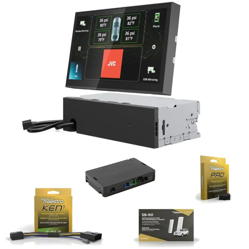 JVC KW-Z800AW Direct Fit Digital Receiver Package
