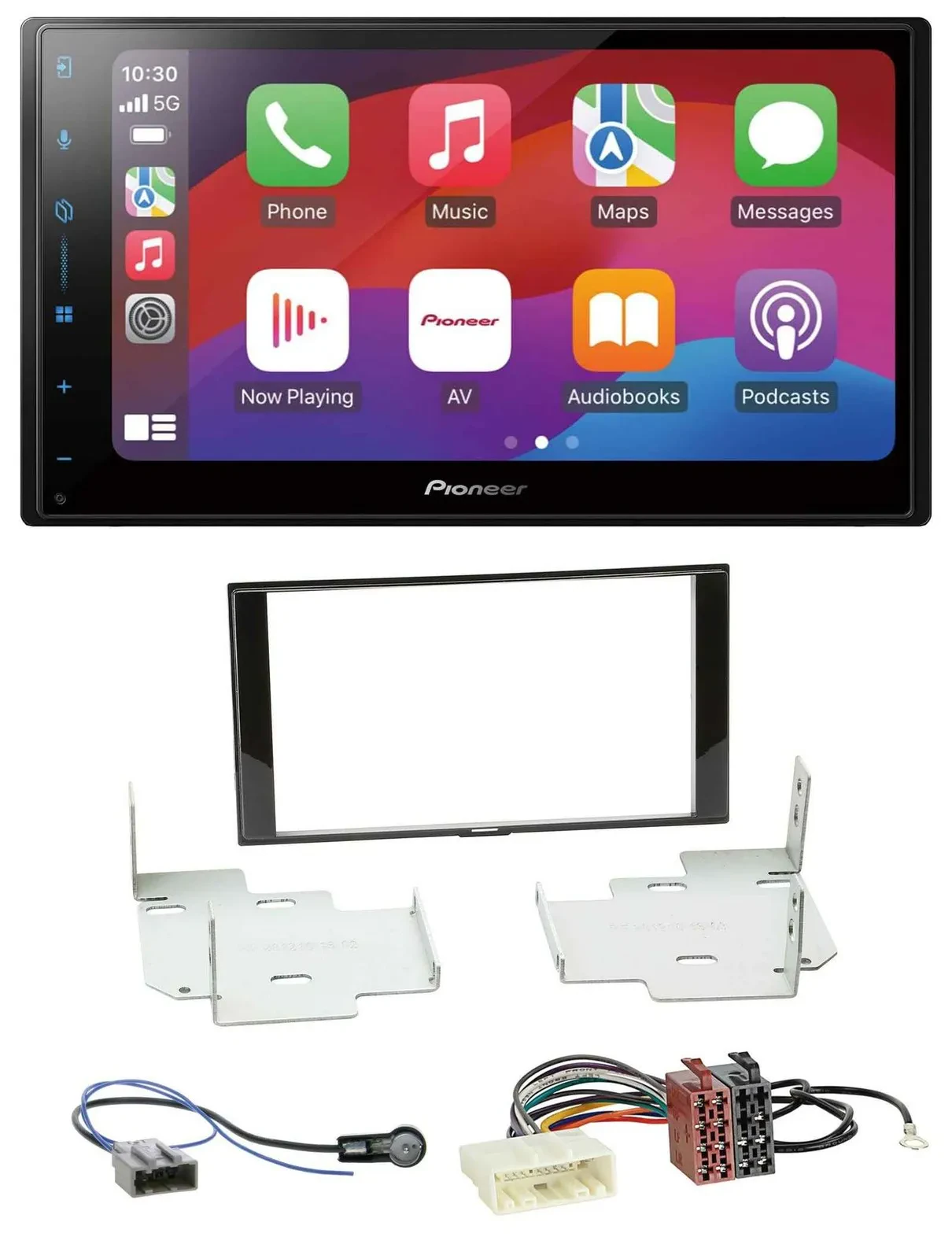 Pioneer DAB USB MP3 Bluetooth 2DIN Autoradio für Nissan Micra Note ab 2013