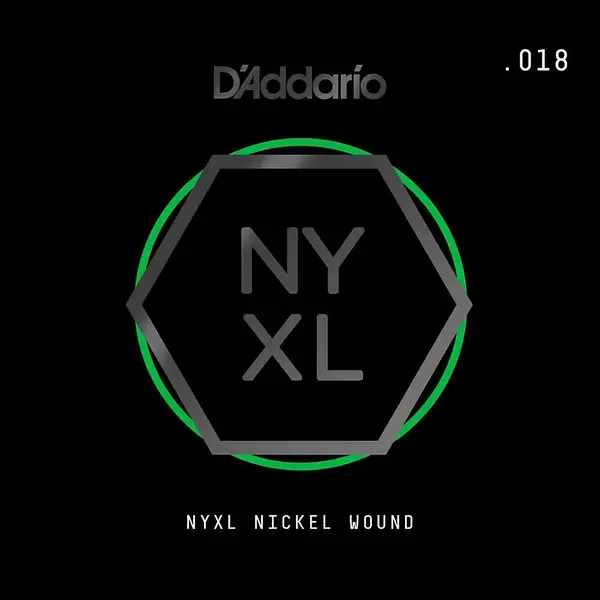 Струна одиночная D'Addario NYNW018 NYXL Nickel Wound Single 018