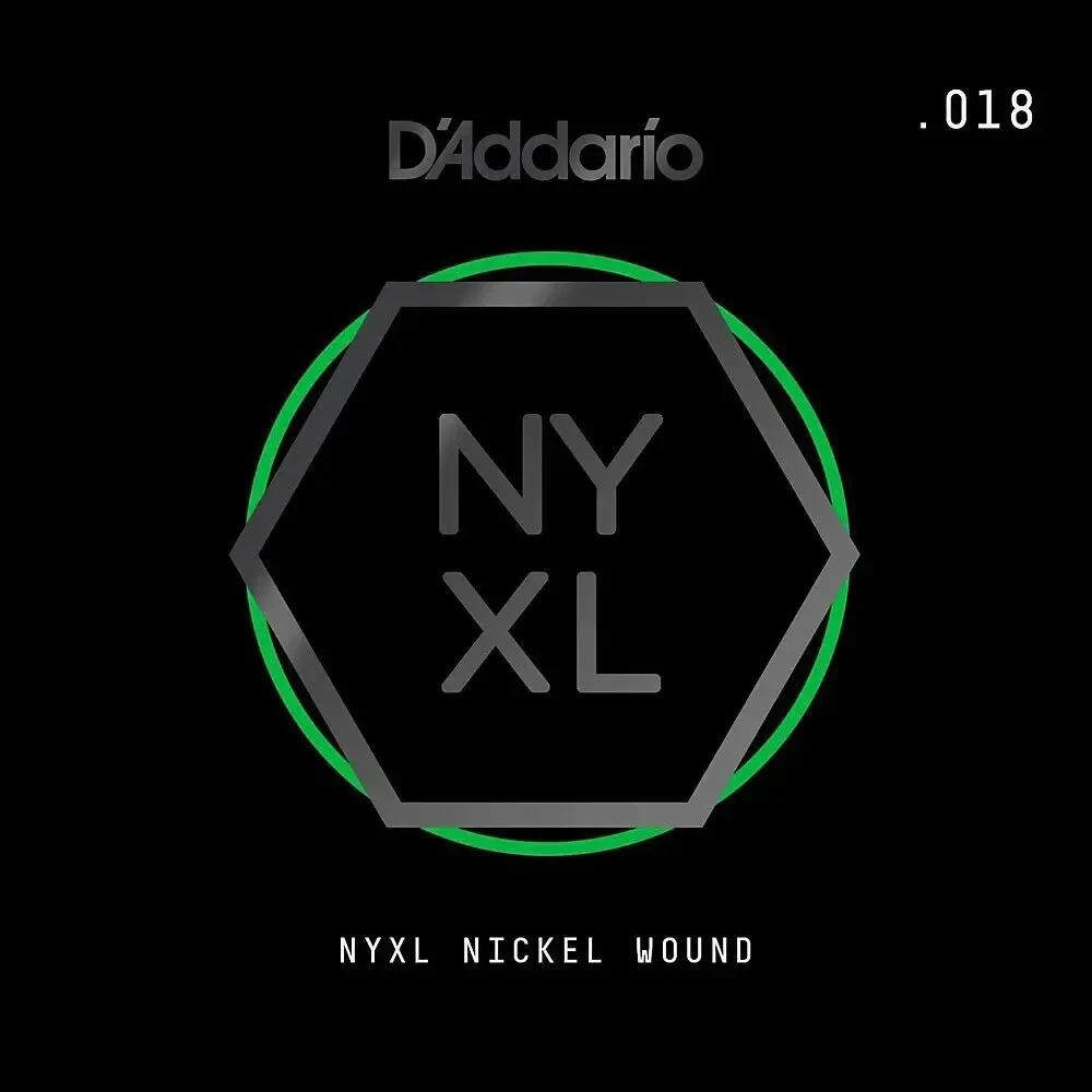 Струна одиночная D'Addario NYNW018 NYXL Nickel Wound Single 018