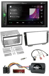 Pioneer 2DIN Lenkrad DAB USB Bluetooth Autoradio für Land Rover Freelander 2004-