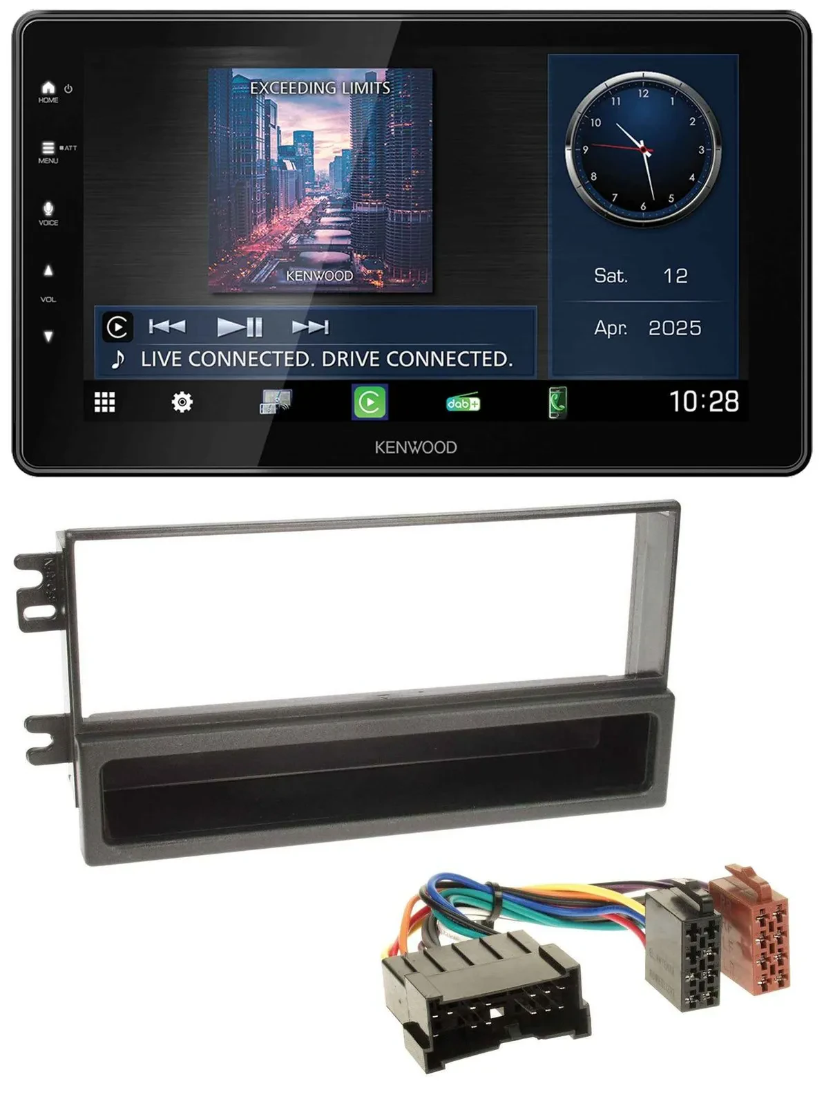 Kenwood MP3 Bluetooth USB DAB Autoradio für Kia Sorento (2002-2006)