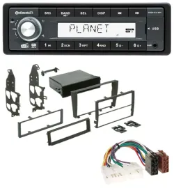 Continental MP3 AUX USB DAB 1DIN Autoradio für Lexus IS 300 (XE1, 2001-2005)