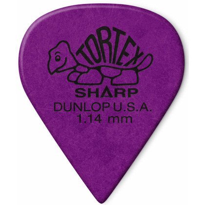Медиаторы Dunlop Tortex® Sharp 412C1.14-KM, 1.14 мм, 10 штук