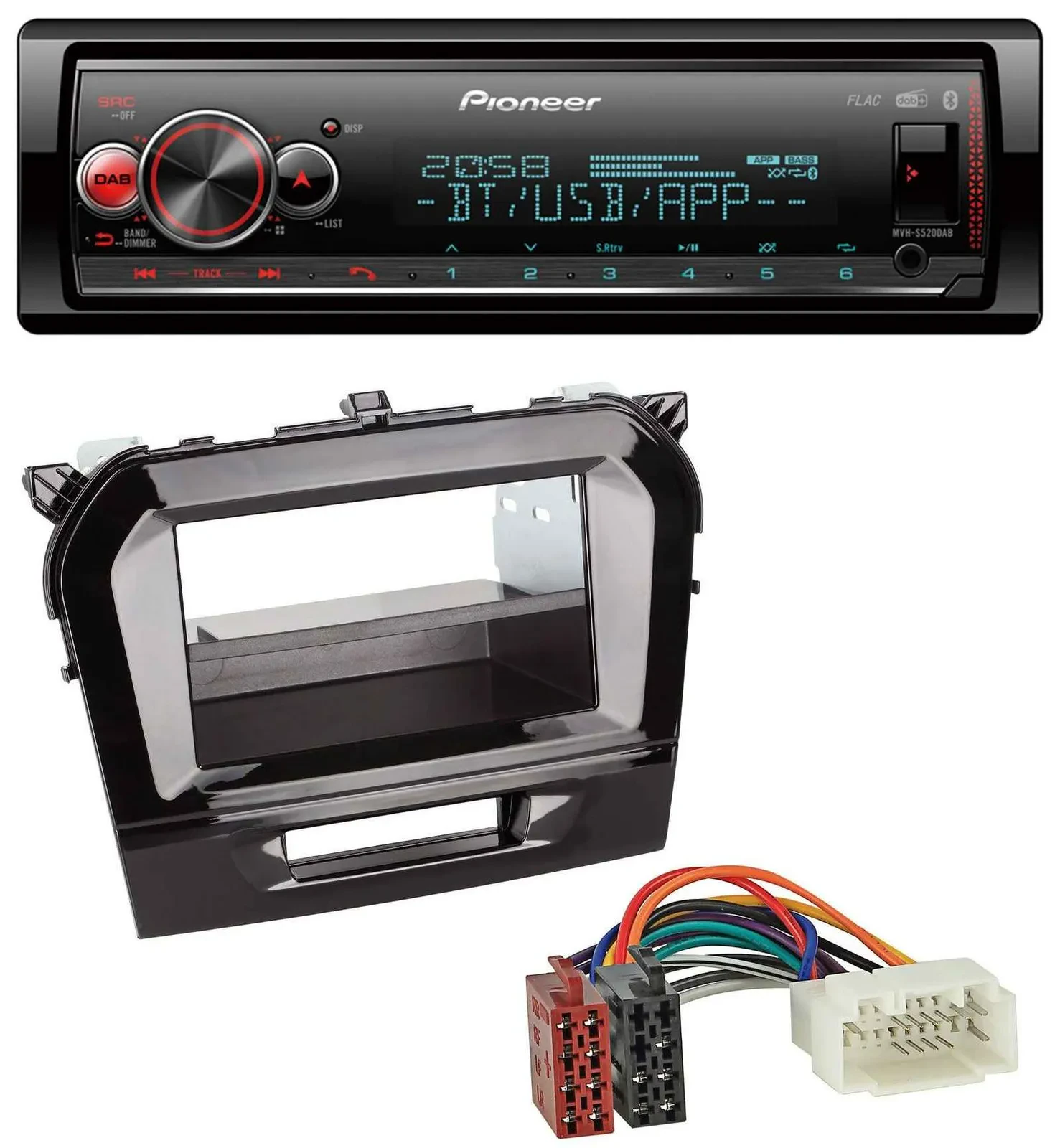 Автомагнитола для Suzuki Vitara (с 2015) Pioneer Bluetooth USB MP3 DAB