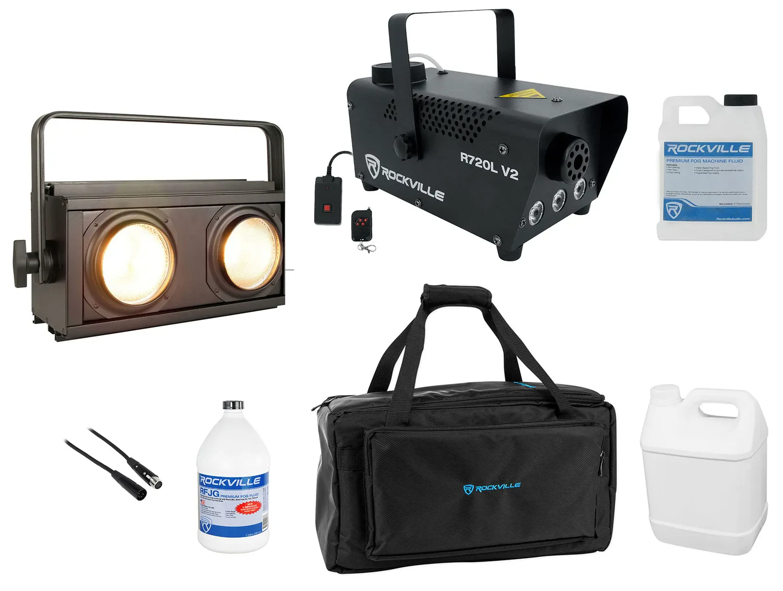 Комплект светового оборудования American DJ ENCORE BURST 200+R720L V2+RFJG+BAG1200-1