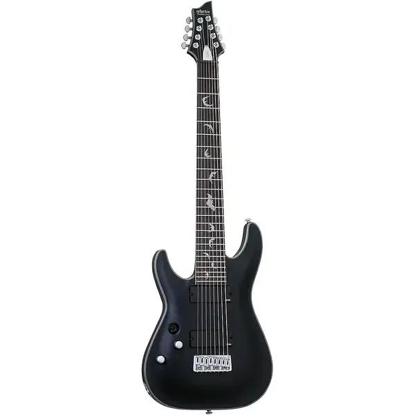 Электрогитара Schecter Damien Platinum-8 Left-Handed Satin Black