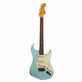 Электрогитара Fender Custom Shop Limited Edition 1963 Stratocaster Heavy Relic Daphne Blue