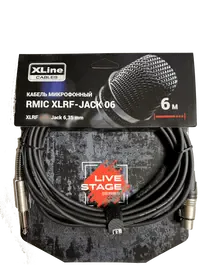 Коммутационный кабель Xline Cables RMIC XLRF-JACK 06 6 м