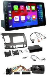 Автомагнитола Pioneer Bluetooth, DAB, USB для Honda Civic Hybrid 2006–2010, поддержка управления на руле