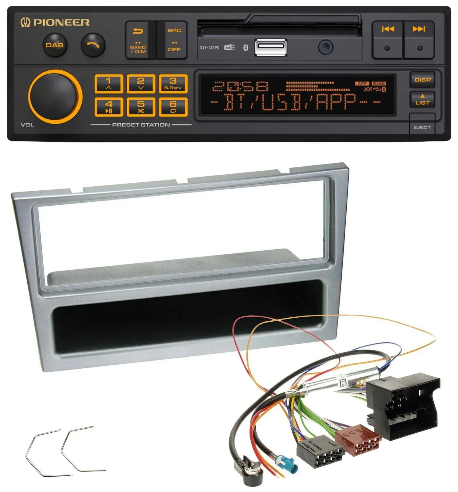 Pioneer DAB MP3 USB Bluetooth Autoradio für Opel Combo C Corsa C Tigra Meriva ab