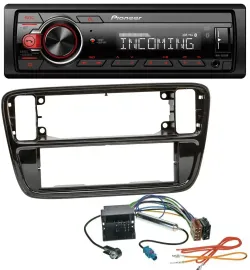 Pioneer Bluetooth USB DAB MP3 Autoradio für VW Up AA AAN 2011-2016 piano black