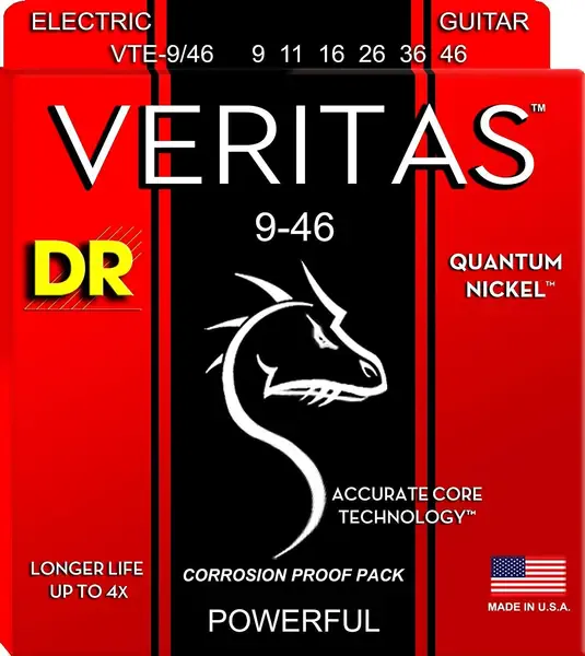 Струны для электрогитары DR Strings VTE 9/46 Vertias 9-46