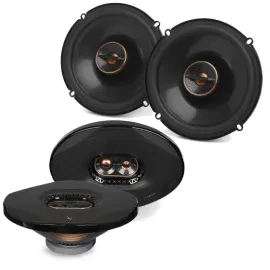 Infinity REF607F 6.5" 2-way 4-ohm + 9633IX 6x9" 3-way 3-ohm Coaxial Car Speakers