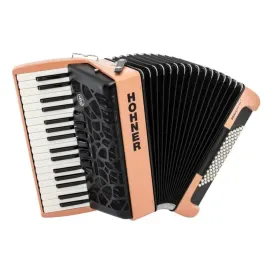Hohner BRAVO MyColor III 72 Chromatic Piano Key Accordion (Sunrise Light Orange)