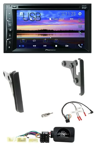Pioneer Bluetooth 2DIN USB DVD DAB Lenkrad Autoradio für Toyota Yaris 2007-2010