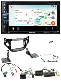 Alpine Bluetooth TMC USB DAB 2DIN Lenkrad Navigation für Opel Adam Corsa E 2017-