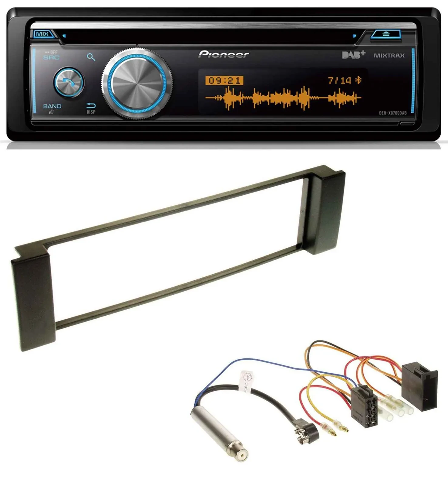 Pioneer MP3 DAB USB CD Bluetooth Autoradio für Audi A3 8L 00-03 A6 C5 01-05
