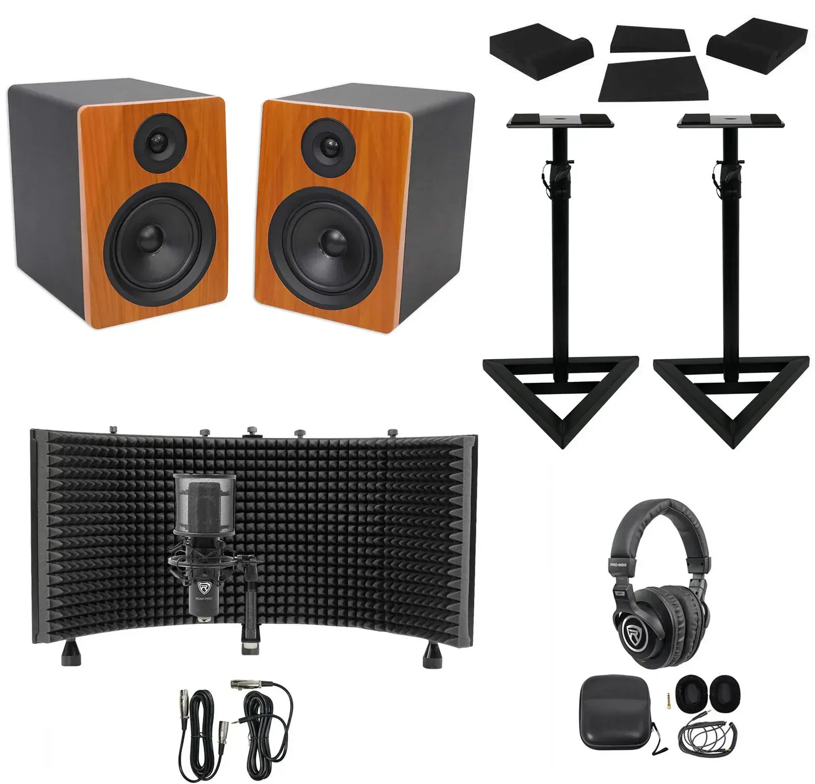 Комплект для подкастов Rockville APM5C+RVSM1+RRS190S+RCM PRO PACK 4