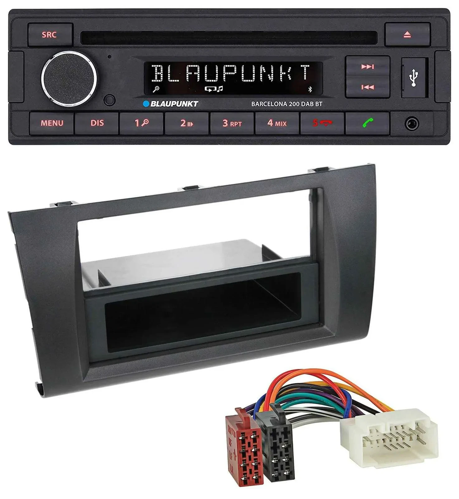 Blaupunkt USB DAB CD Bluetooth MP3 Autoradio für Suzuki Swift (2006-2010)