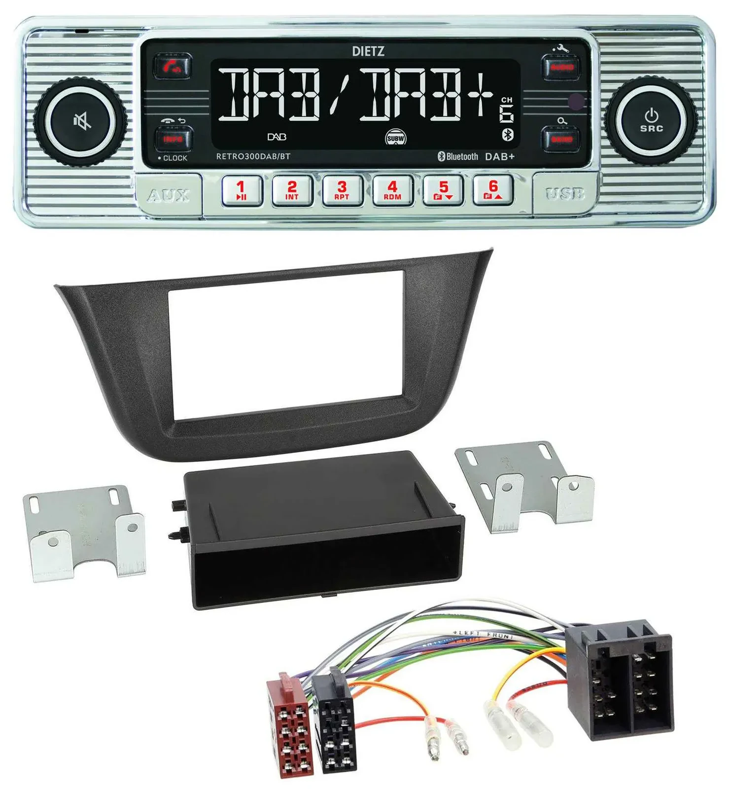 Dietz Bluetooth MP3 DAB USB Autoradio für Iveco Daily (ab 2014)